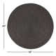 Gage Handmade Jute / Sisal Black Rug