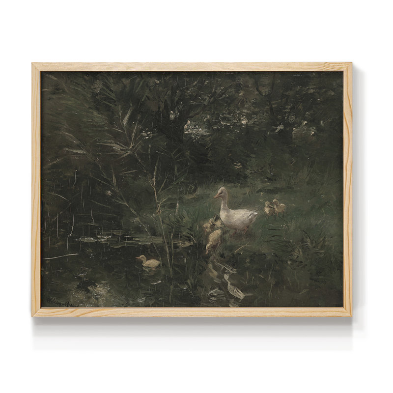 Paysages rétro-CDLVI - reproduction encadrée, Naturel, H 16 po x l 20 po