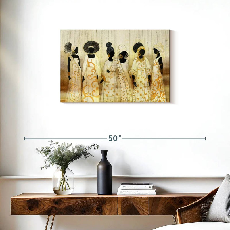 Leisha Six Queens, 20" H x 30" W