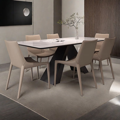 Table de salle à manger italienne de luxe moderne