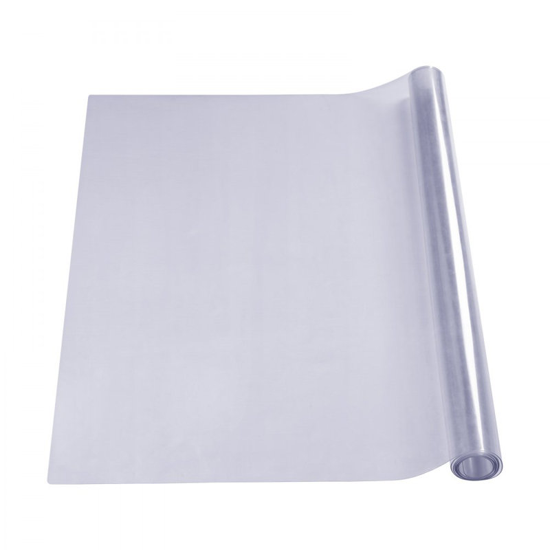 Clear Table Cover Protector Table Cover, 0.06" H x 48" W x 18" D