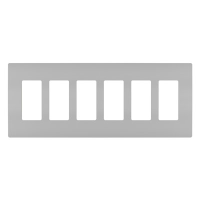Radiant 6-Gang Rocker Wall Plate