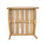 Chaises de patio en bois d'acacia avec coussins amovibles Lynx