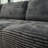 Vacuum compression model grey corduroy three-perso