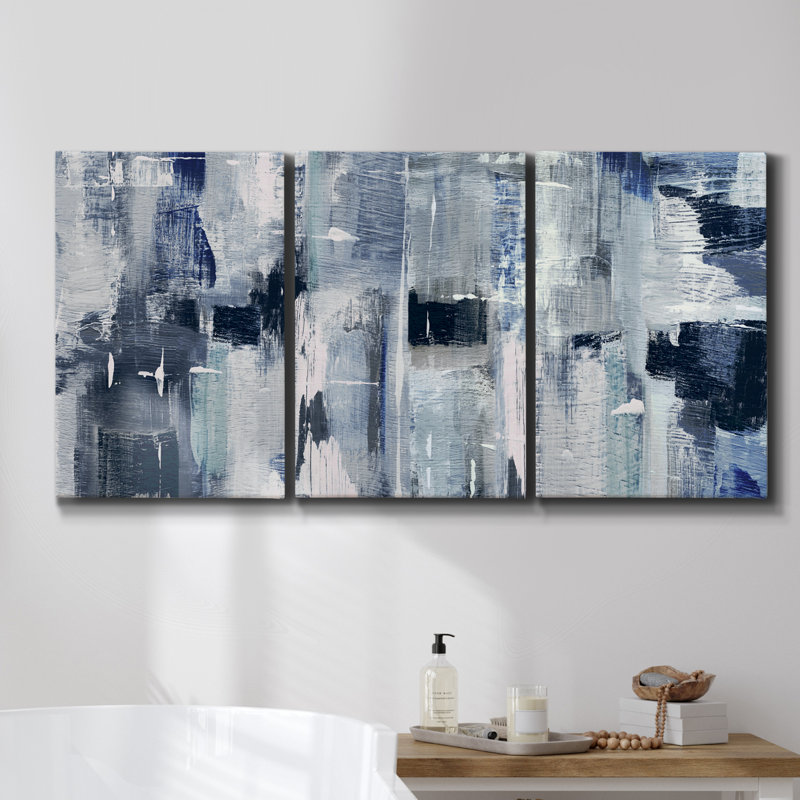 Soft Summer Night - Multi Piece Framed Canvas, 36" H x 72" W x 2" D