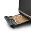 Toaster with 2 slots and magnetic clips, large controls, 7 browning levels, removable crumb tray, lifting function