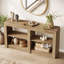 Console 59 po en bois avec 3 tablettes de rangement-330031986