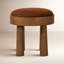 Tabouret d'appoint en bois massif Amren-2109024415-2089423422