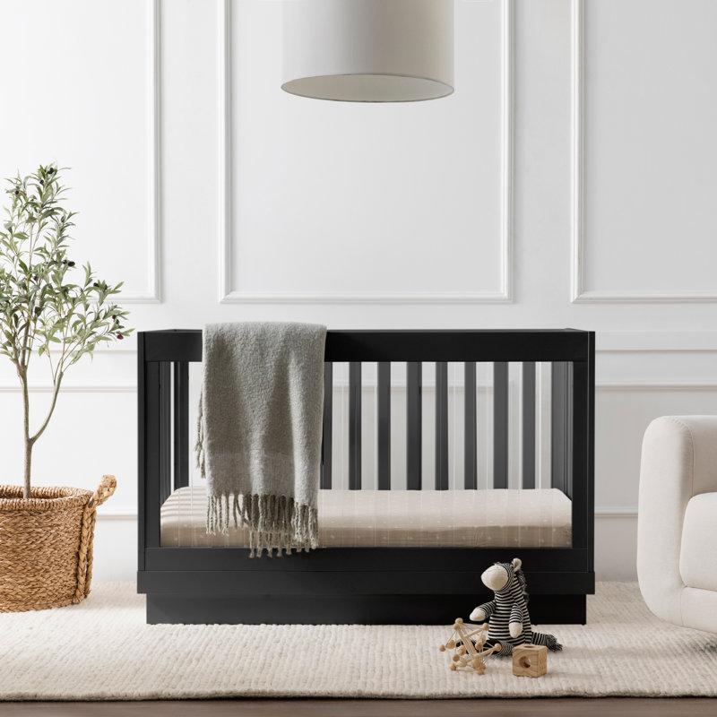 Lit de bébé convertible 3-en-1 Harlow, Noir