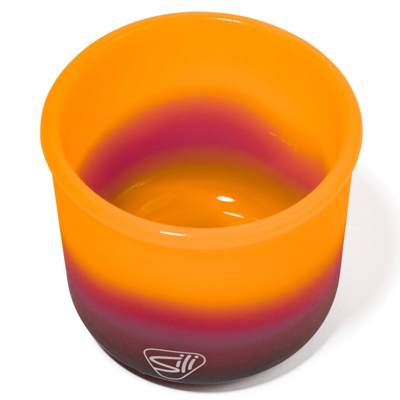 Silipint: Bols à couvercle en silicone de 10 oz: paquet de 2 Sun Storm - incassable, flexible, four à micro-ondes, lave-vaisselle, antidérapant