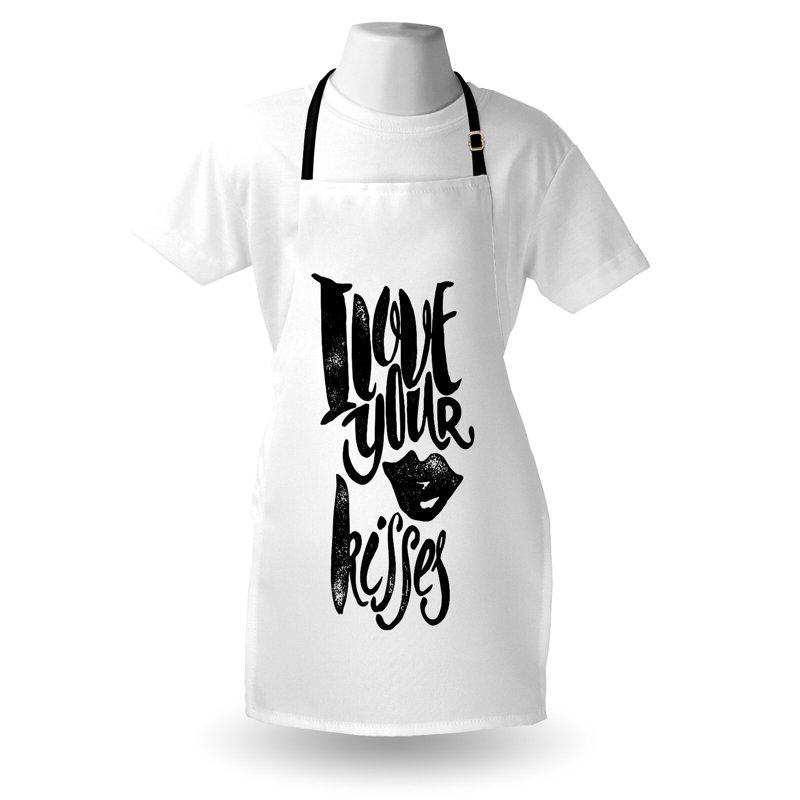 No Pattern Bib Apron