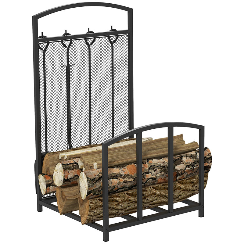 Riley Firewood Rack with Tools