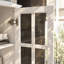 Vitrine autoportante de 70,1 po de hauteur avec portes en verre trempé, 4 tablettes et 2 tiroirs-987152071