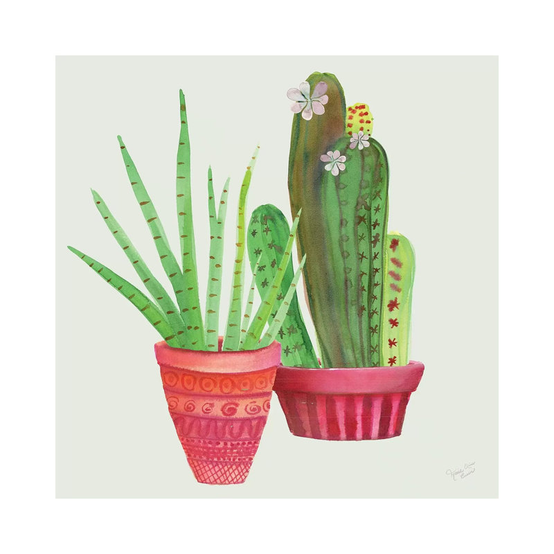 Succulent Symphony IV by Marie Elaine Cusson - Wrapped Canvas Print, 30.48 cm H x 30.48 cm W