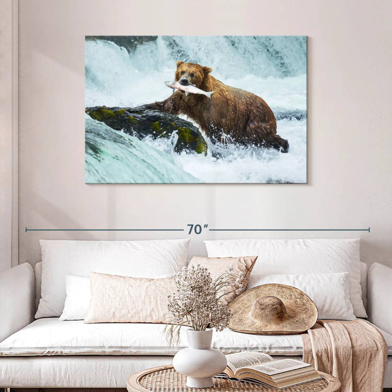 Pêche à l'ours simple, H 30 po x l 45 po