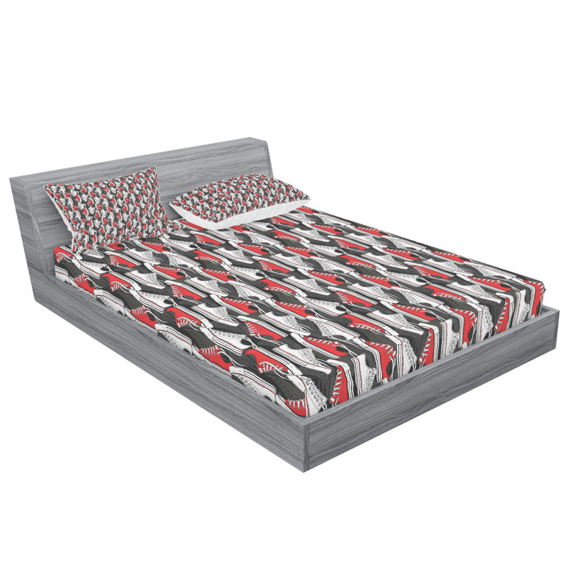Microfiber Sheet Set, Queen Sheet Set with Fitted Sheet