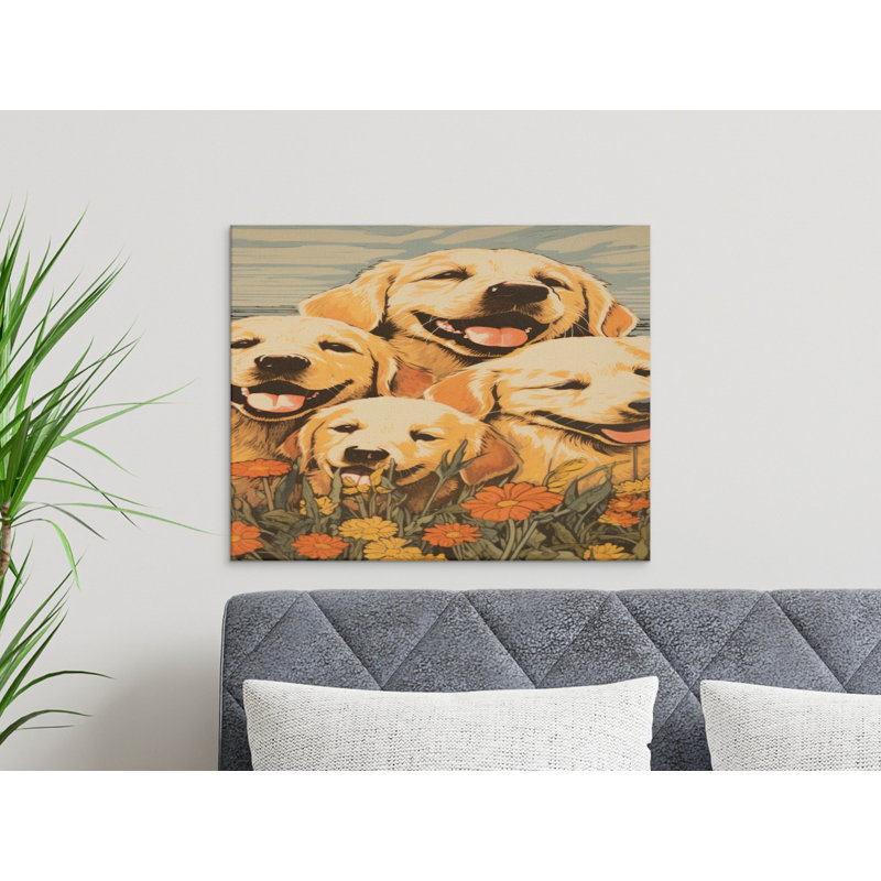 Pouliot Wrapped Canvas Print Set, 20x16