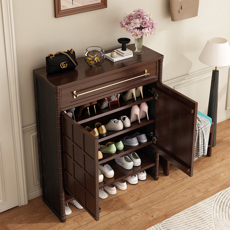 Armoire à chaussures 34,65 po, H 45,28 po x l 34,65 po x P 14,17 po