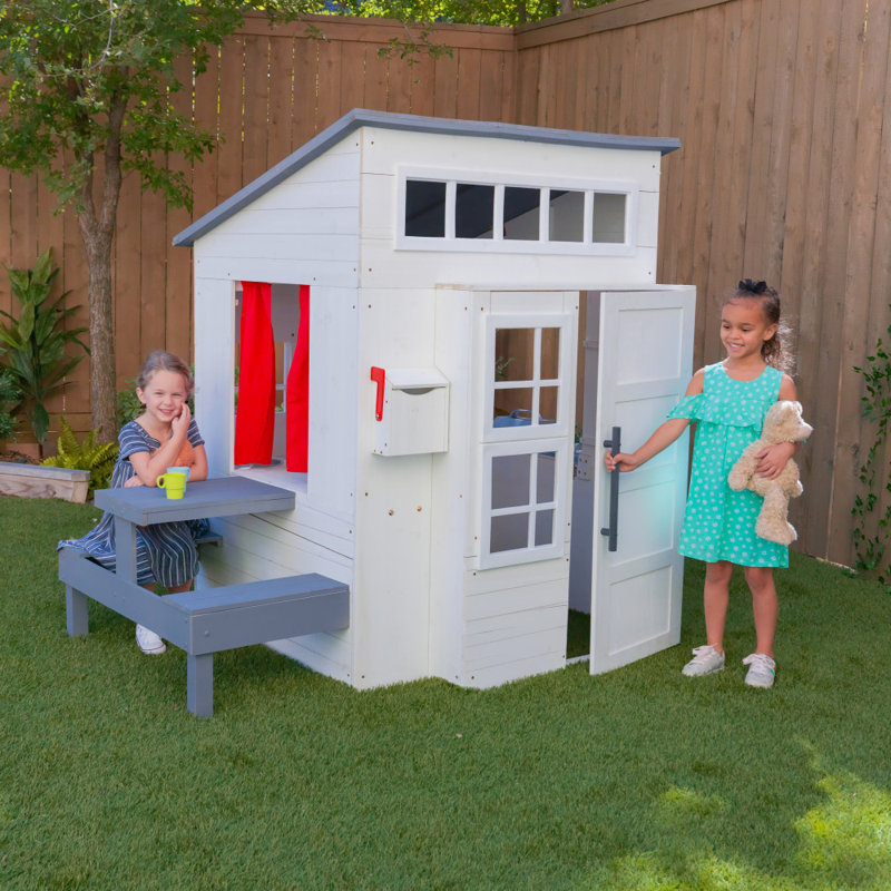 Cottage Playhouse Playhouse Mailbox Patio Party Modern Outdoor