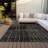 Calista Black Washable Indoor-Outdoor Rug - -1491540535