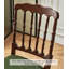 Chaise rembourrée en cuir French