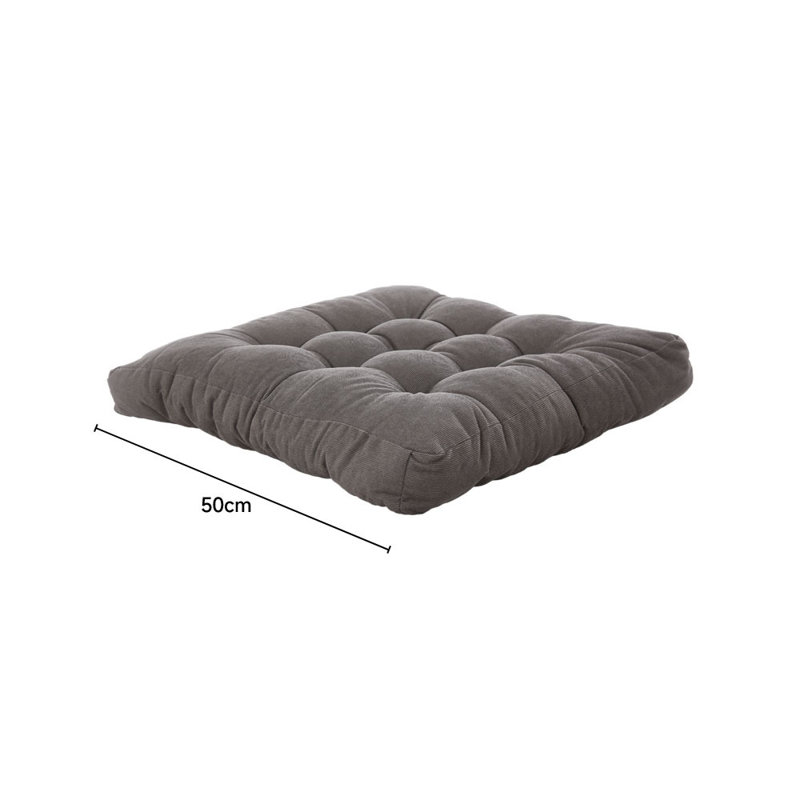 Chair Seat Cushion, Dark Grey