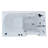 Santa Fe 52.75'' x 26.4'' Walk-in Air Fiberglass Bathtub with Faucet-17694284-17694287