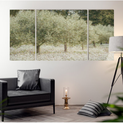 «Paintograph Olive Trees», reproduction multi-pièces sur toile