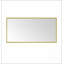 Miroir de salle de bain mural 84 x 48 pouces avec cadre en aluminium durable, parfait pour les intérieurs modernes et élégants-1796514831-1796514827