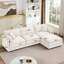 Canapé modulaire en L avec repose-pieds amovible-2117238831