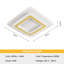 Modern 40cm White LED Dimmable Square Ceiling Light