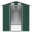 Abri de jardin rectangulaire en acier galvanisé Vidaxl-116118592-116118594