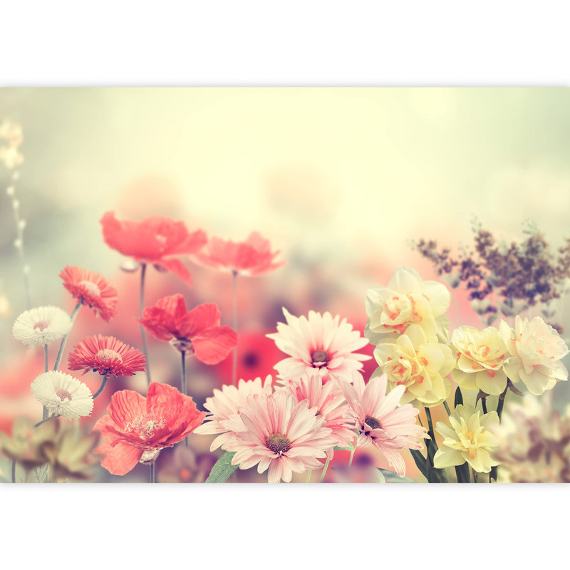 Floral Border, 66" L x 96" W