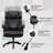 Renasia Faux Leather Swivel Executive Chair with Lumbar Support-1963877635