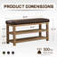 Banc de rangement rembourré pour chaussures en similicuir Hahnville-563548479-540808327