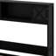 Lit escamotable double pleine grandeur avec tablettes, lit escamotable avec armoires de rangement