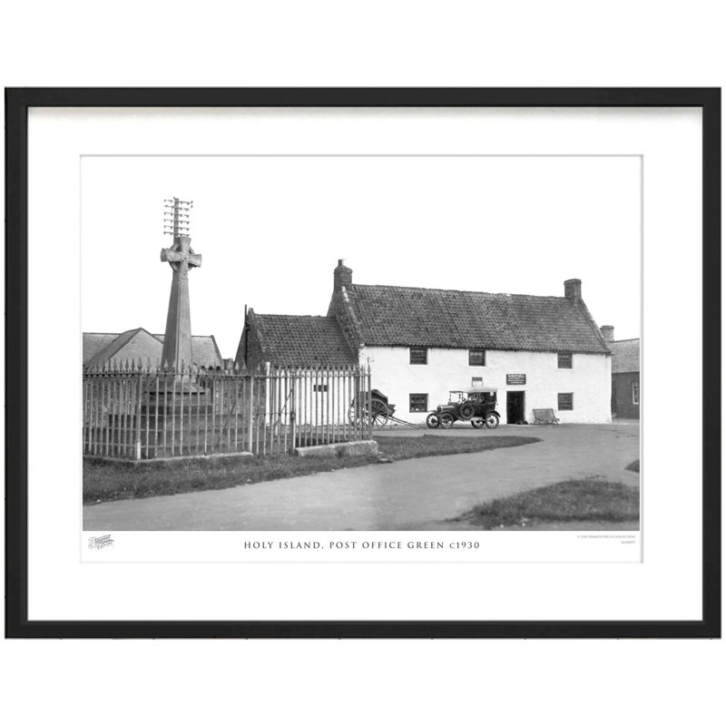 Holy Island, Post Office Green C1930 - Single Picture Frame Print, 45cm H x 60cm W x 2.3cm D