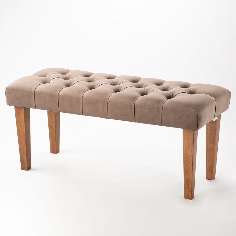 Upholstered Bench, 45cm H x 120cm W x 30cm D