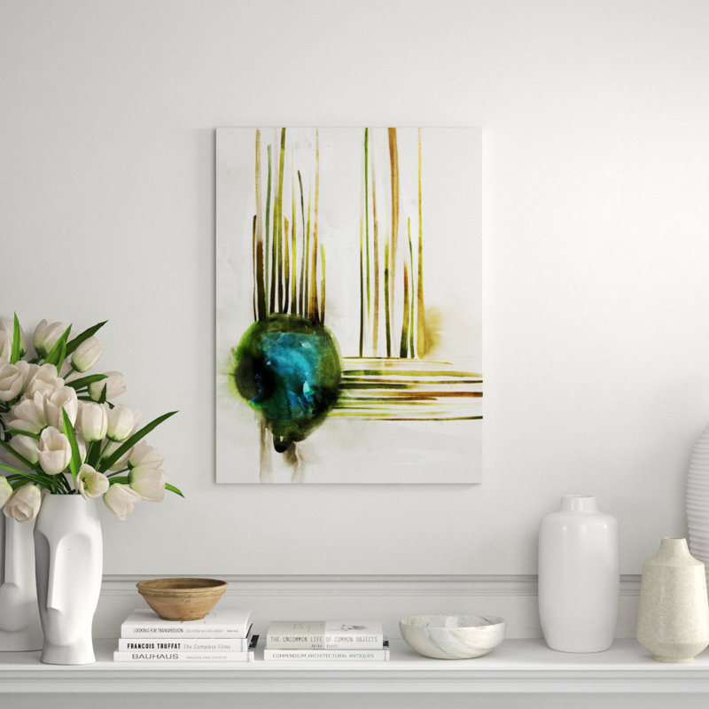 Emerald Flow Print by Zoey Riley, Outdoor, 40" H x 30" W