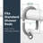Solid Plastic Shower Curtain Hooks Rings-15866126