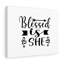 Blessed Is She - Wrapped Canvas Print-1497139633