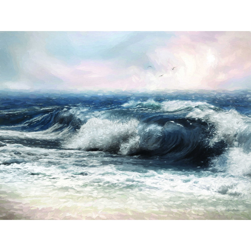 «Let the Sea Set You Free», reproduction sur toile, H 12 po x l 16 po