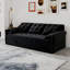 91 Canapé convertible 91 po avec lit escamotable, canapé-lit, appartement, tissu chenillecouleur: noir-1293546254
