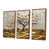 Toile avec cadre flottant brun