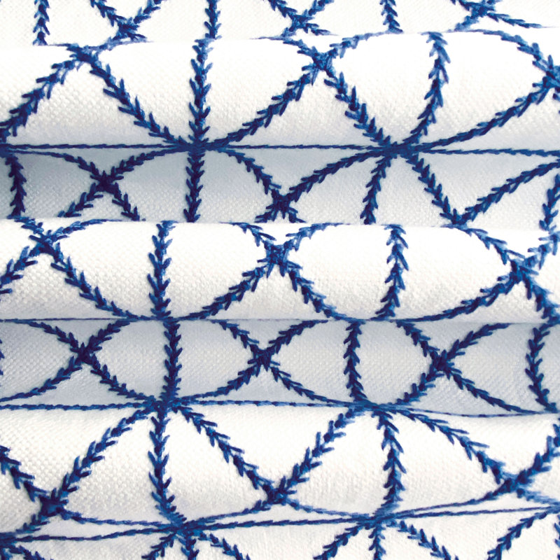 Cocobay Trammel Marine Cotton Blend Fabric