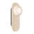 Sternn, Outdoor, 15", Travertine, Clear Ribbed Glass-546514123