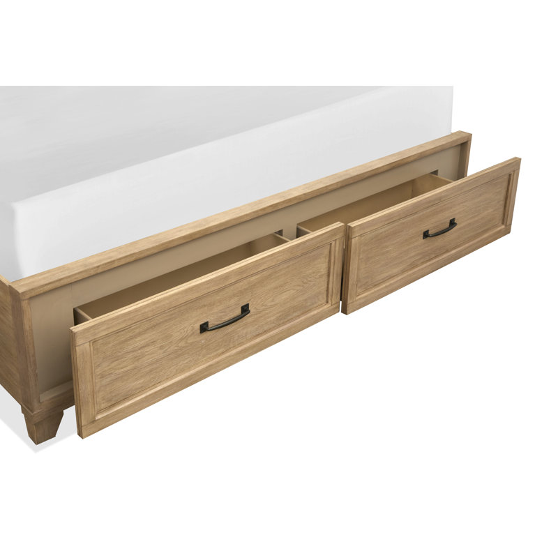 Queen Panel Storage Bed