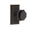 Studio Plate with Waldorf Black Door Knob-2037344031-2037344022