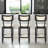 Arlo Cane Back Upholstered Counter Stool-540414390
