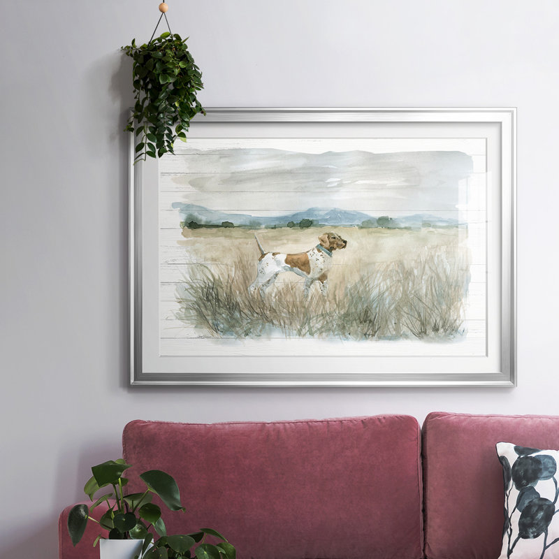Wetland Lookout, reproduction d'art encadrée, Argent, H 19 po x l 27 po x P 1,5 po